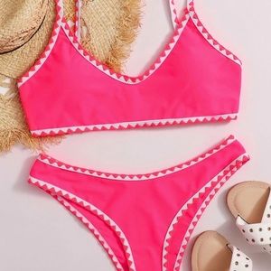 New SHEIN hot pink bikini XL